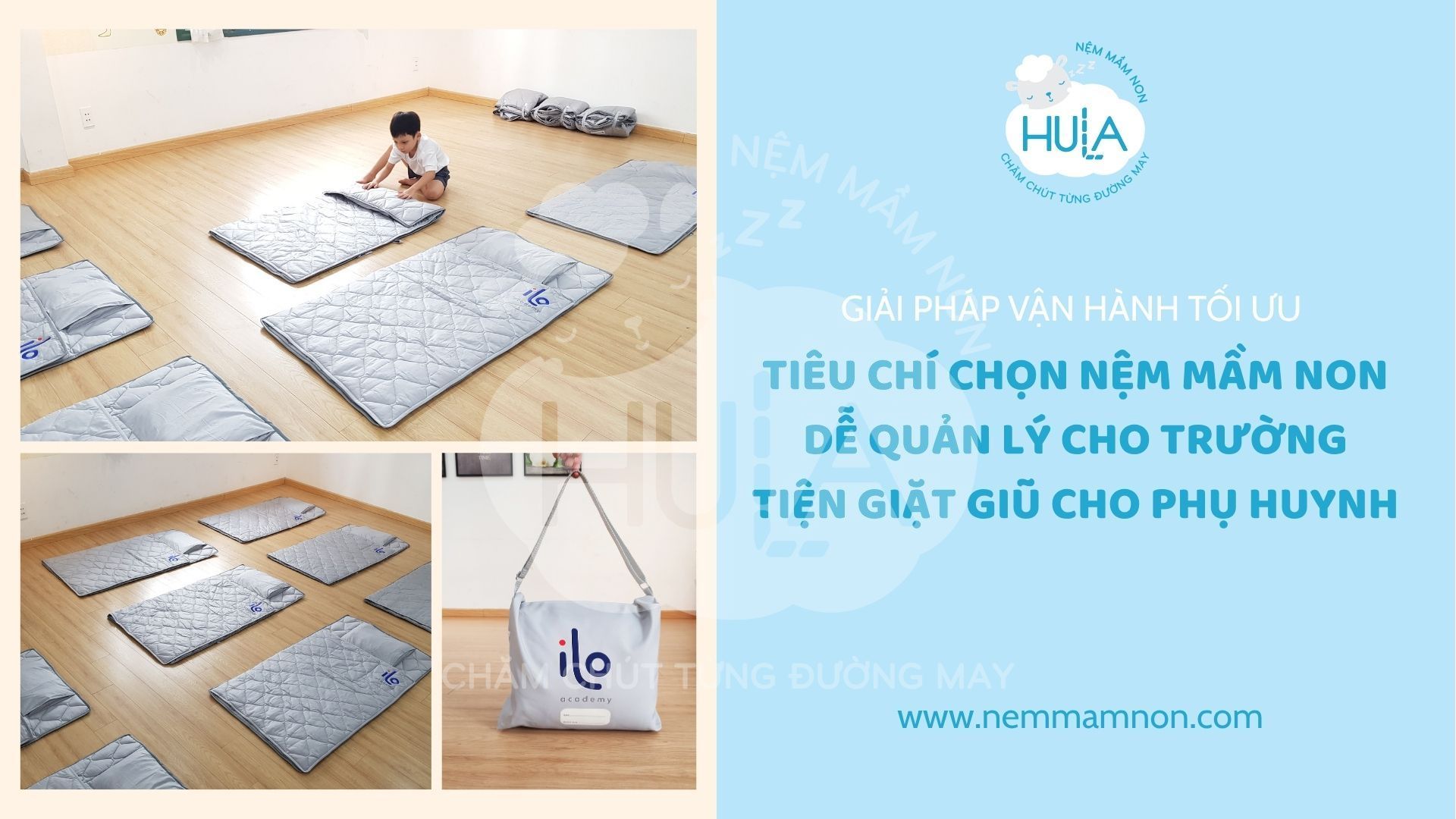 GIẢI PHÁP VẬN HÀNH TỐI ƯU: TIÊU CHÍ CHỌN NỆM MẦM NON DỄ QUẢN LÝ CHO TRƯỜNG, TIỆN GIẶT GIŨ CHO PHỤ HUYNH GIẢI PHÁP VẬN HÀNH TỐI ƯU: TIÊU CHÍ CHỌN NỆM MẦM NON DỄ QUẢN LÝ CHO TRƯỜNG, TIỆN GIẶT GIŨ CHO PHỤ HUYNH